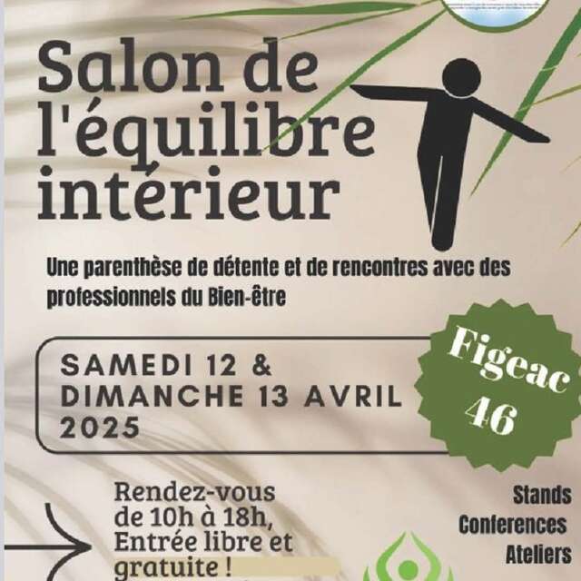 Salon de l'Équilibre Intérieur (bien-être) à l'Espace des Possibles à Figeac