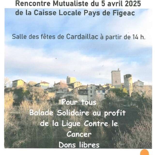 Balade solidaire à Cardaillac