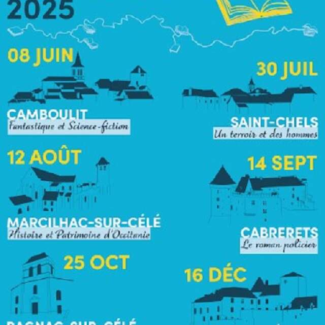 Salon du livre en vallée du Célé: « Histoire et patrimoine d’Occitanie »