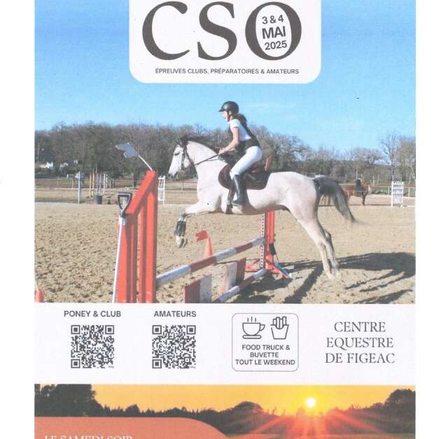 Concours équestre à Figeac