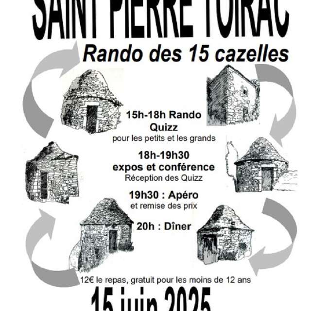 Rando des 15 cazelles à Saint-Pierre-Toirac