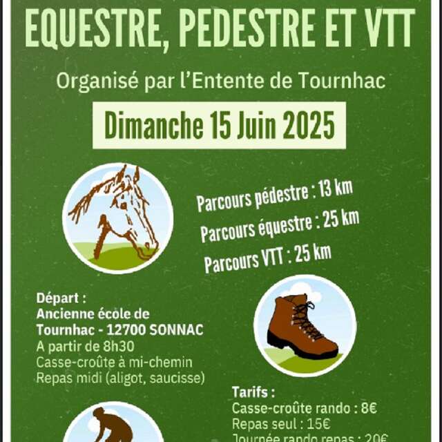 Rallye Équestre, Pédestre et VTT
