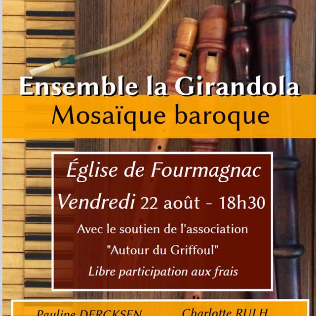 Concert  de l'ensemble la Girandola à Fourmagnac