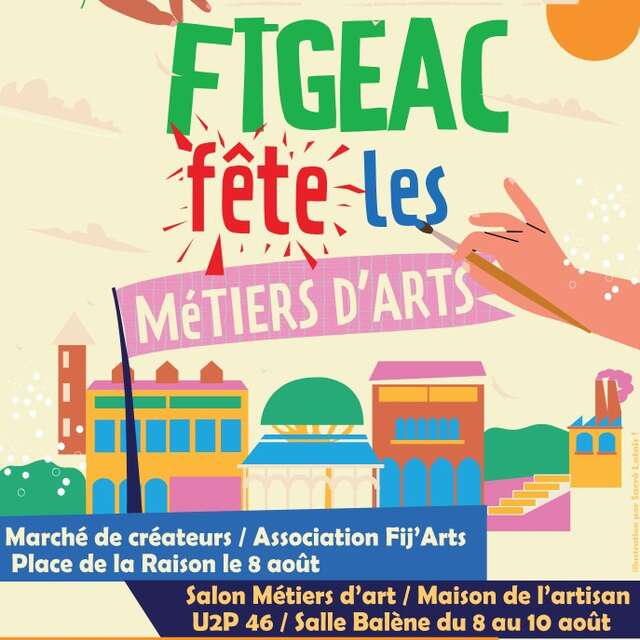 Fij'art : marché d’art et d'artisanat d’art à Figeac