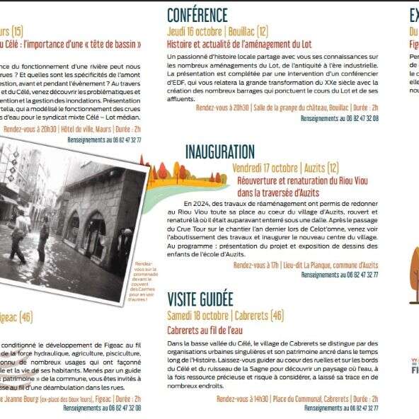 CéLot’omne à Figeac, exposition photo en plein air, Figeac sous l’eau