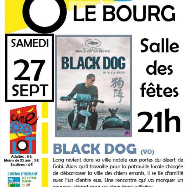 Ciné-lot  à Le Bourg : "Black Dog"
