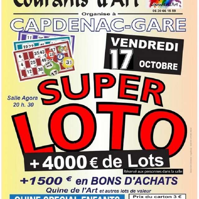 Quine de Courants d'Art à Capdenac-Gare