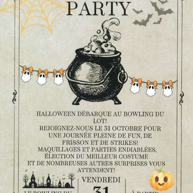 Halloween party au Bowling du Lot à Figeac