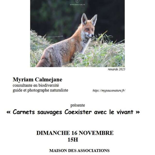 Conférence à Sabadel Latronquière : Et si nous apprenions à cohabiter avec le sauvage ?