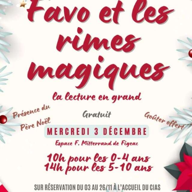 Noël du Centre social : Favo et les rimes magiques