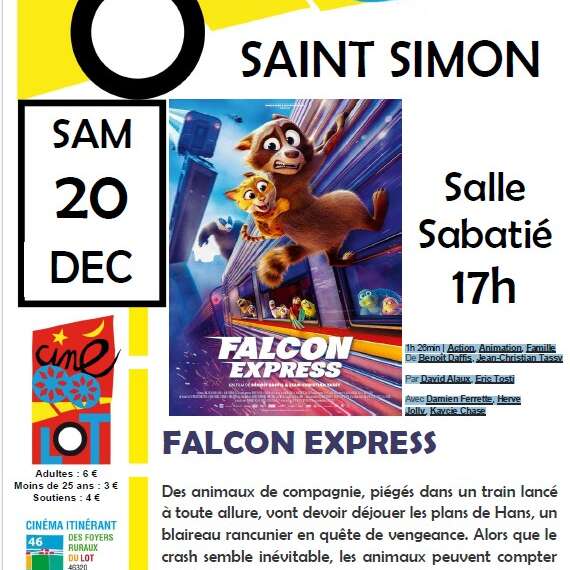Cinélot à Saint-Simon : Falcon Express