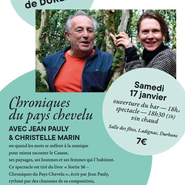 Spectacle "Chroniques du Pays Chevelu" à Durbans