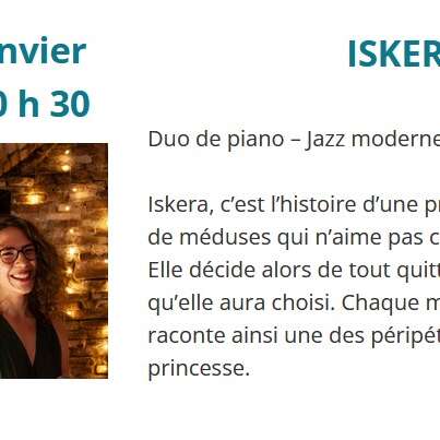 Concert au Caf'Causse d'Assier :  Iskera