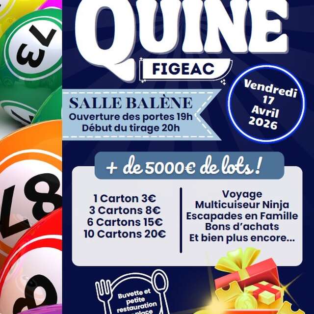 Quine de l'APE École Jeanne d'Arc à Figeac