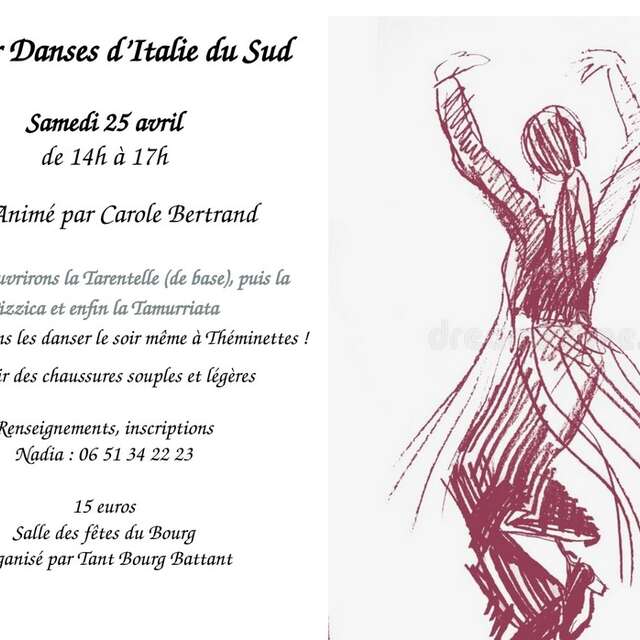 Atelier de danses d’Italie du Sud, Le Bourg