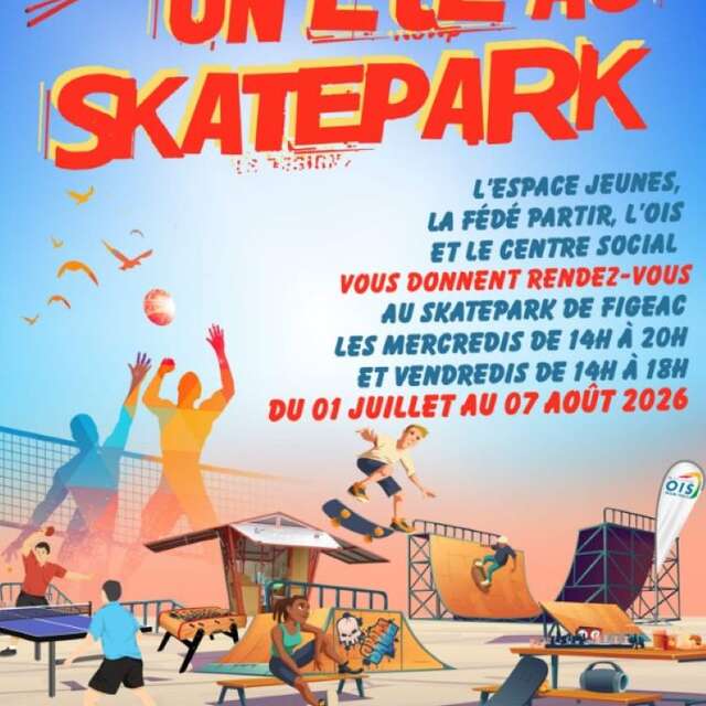 Un été au Skatepark à Figeac