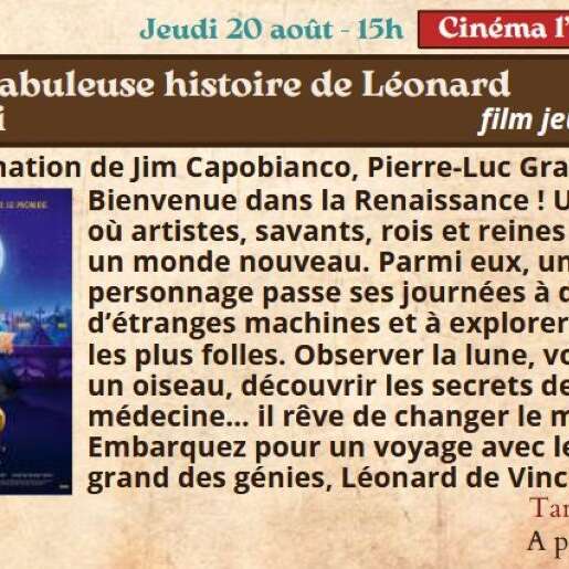 Festival Re-naissance à Figeac : la fabuleuse histoire de Léonard de Vinci
