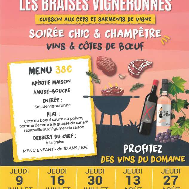 Les Braises Vigneronnes au Château Famaey