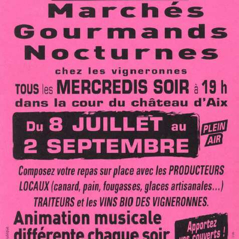 Soirée Marché de producteurs et concert