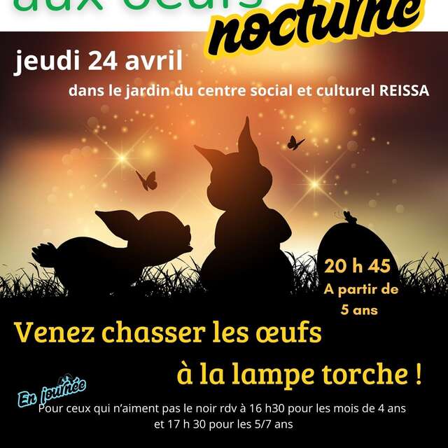 Chasse aux œufs nocturne
