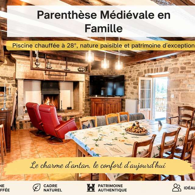 Gîte piscine couverte chauffée Padirac & rocamadour