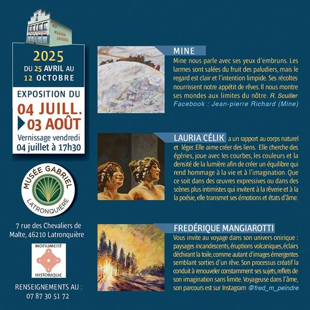 Exposition au Musée Gabriel à Latronquière