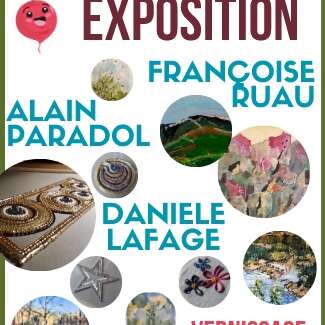 Exposition au Magasin Les giroflées à Figeac