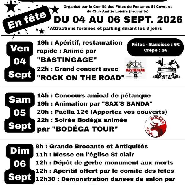 Fête votive de Fontanes