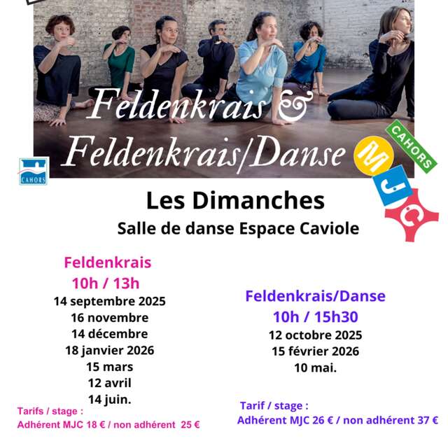 Feldenkrais et Feldenkrais/Danse - MJC Cahors