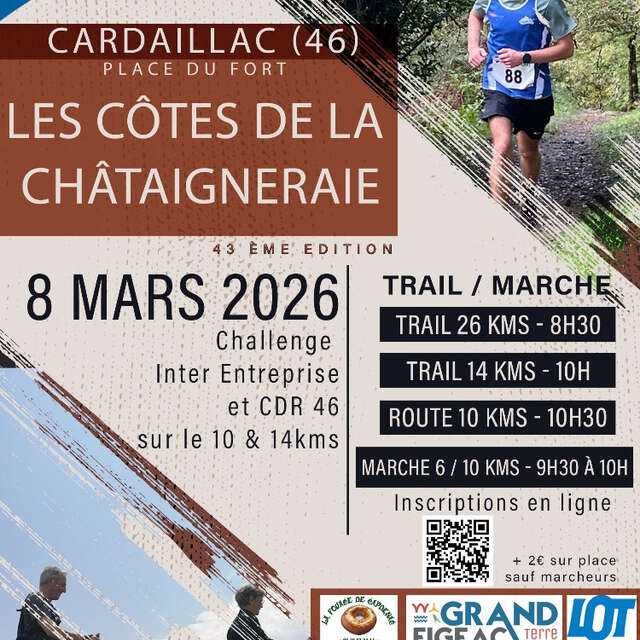 Course Pédestre "Côtes de la Châtaigneraie" à Cardaillac