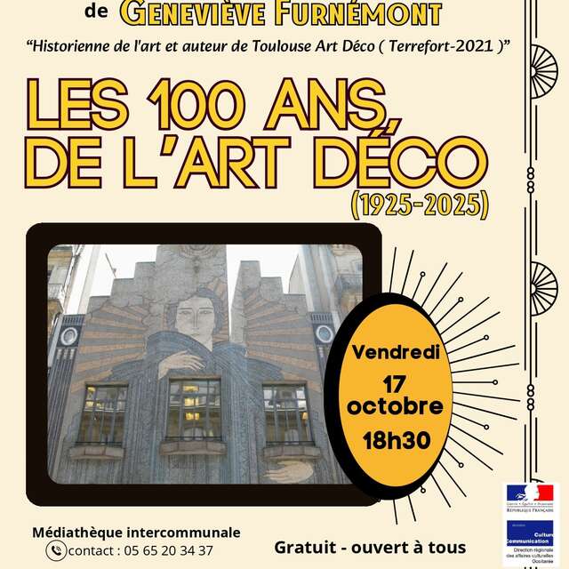 Conférence : Les 100 ans de l’Art Déco (1925-2025)