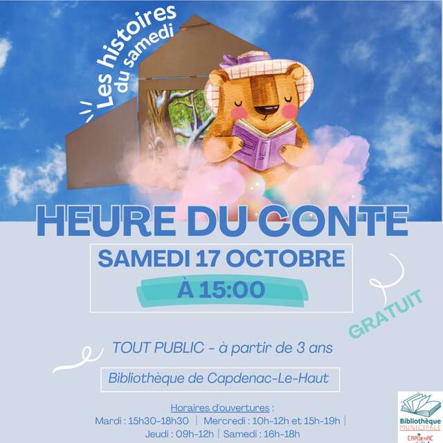 "Heure du Conte" à la Bibliothèque de Capdenac