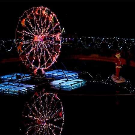 Illuminations de Noël à Lunegarde