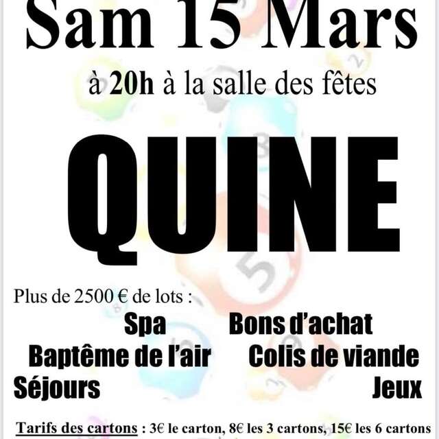 Quine de l'APE  de Lacapelle-Marival