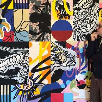 Exposition "Le chant des étoiles. Dialogue entre Jean Lurçat et Speedy Graphito"