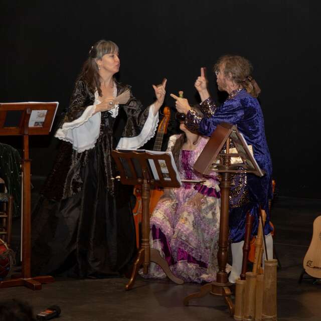 Concert à Espagnac Sainte Eulalie : "La Fête à Versailles", trio Les Accordenses