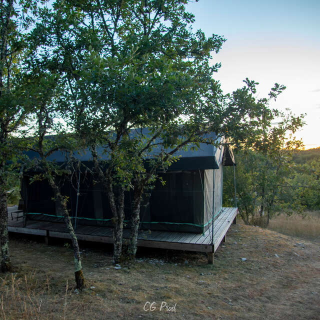 Aux Lodges du Mas de Nadal : Lodge Safari Cocon 4