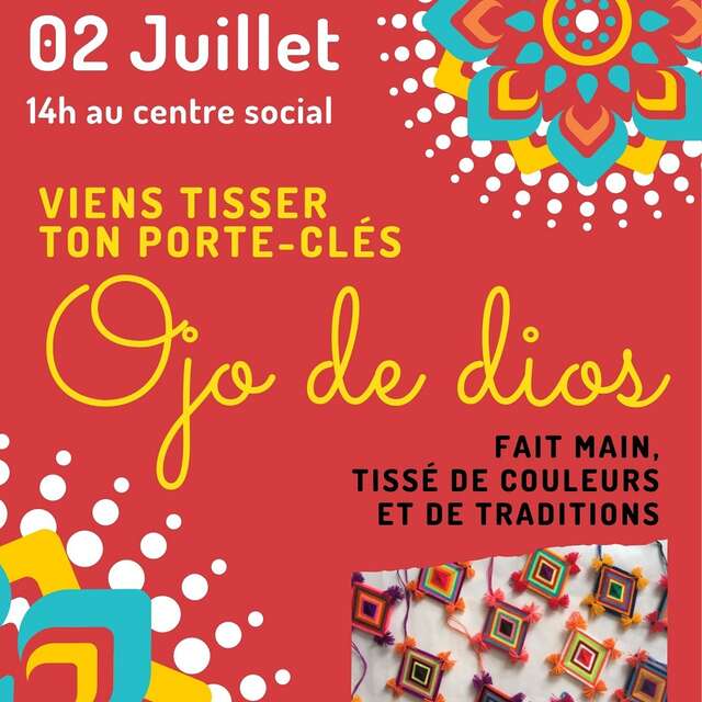 Atelier tradition mexicaine des Ojos de Dios !