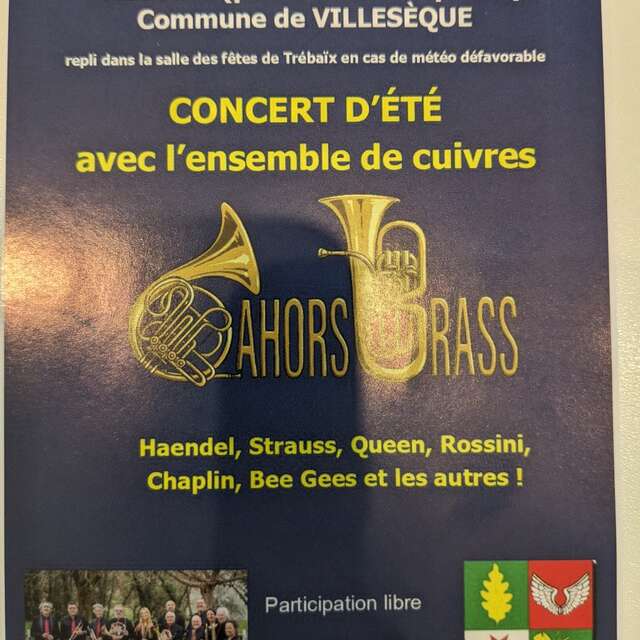Concert d'été avec l'ensemble de cuivres