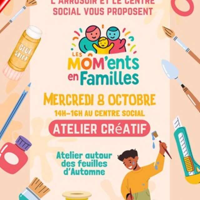 Atelier créatif  à Figeac : autour des feuilles d'automne