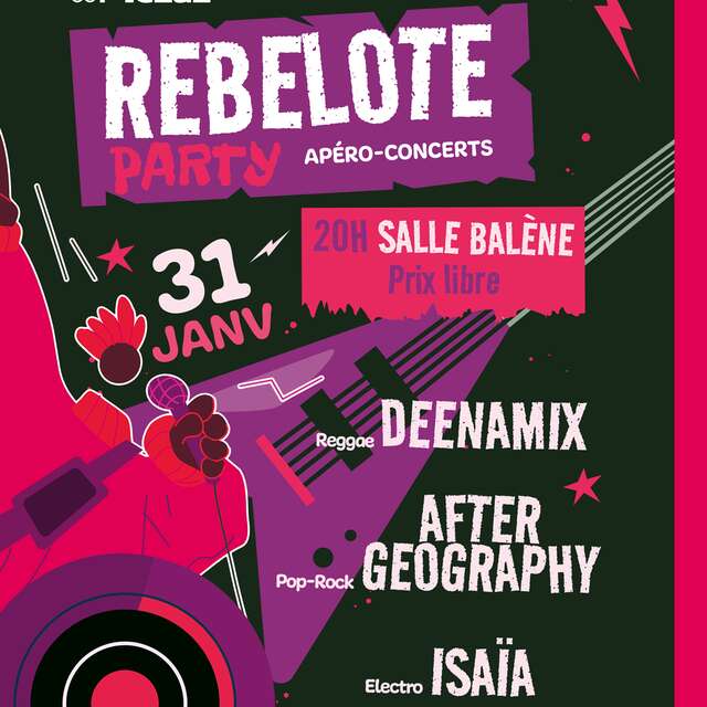 Soirée Rebelote party à Figeac !