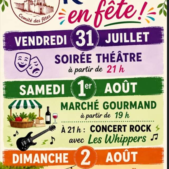 Fête votive à Rudelle