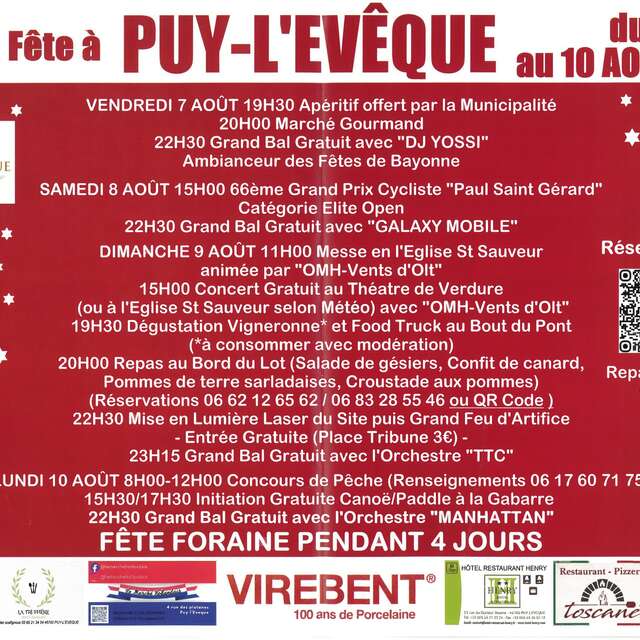 Fête votive de Puy-l'Evêque