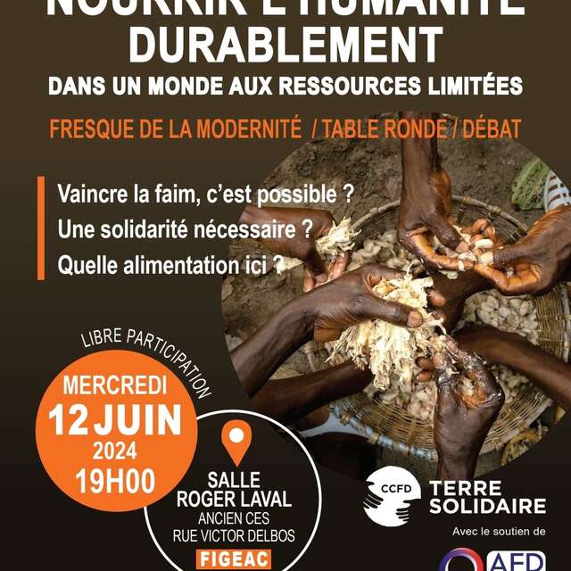 Conférence – débat à Figeac "comment nourrir l'humanité durablement"