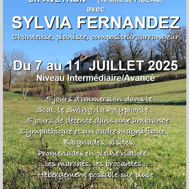 Stage de jazz vocal à Causse-et-Diège