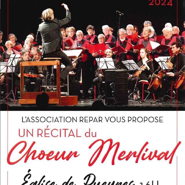 Récital Chœur Merlival à Rueyres