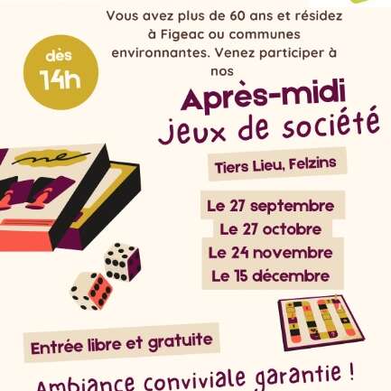 Après-midi Jeux de Société à Felzins
