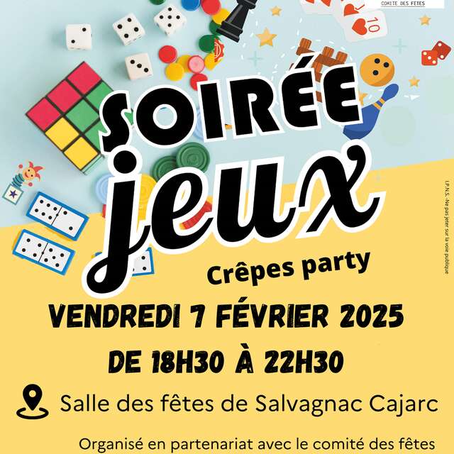 Soirée Jeux à Salvagnac-Cajarc