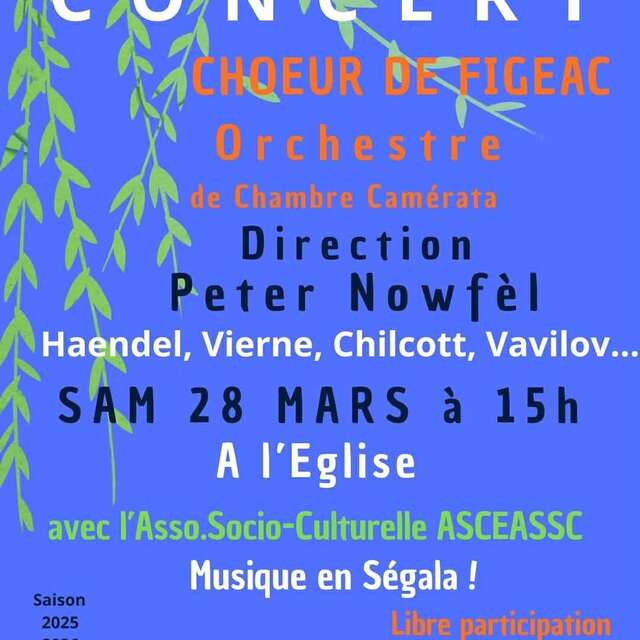 Concert du choeur de Figeac