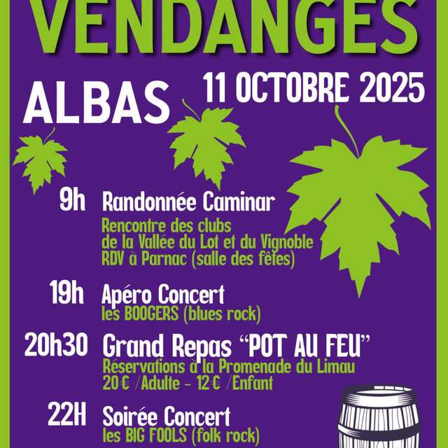 Fête des vendanges à Albas